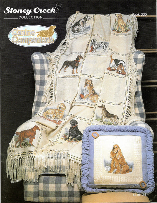 Stoney Creek Canine Companions BK330 cross stitch pattern