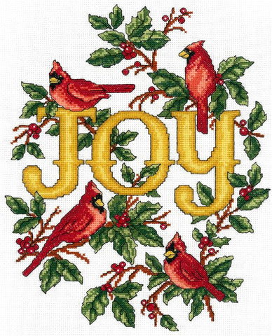 Imaginating Cardinals Joy 3105 cross stitch pattern