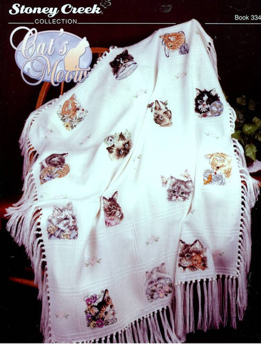 Stoney Creek Cats Meow BK334 cross stitch booklet