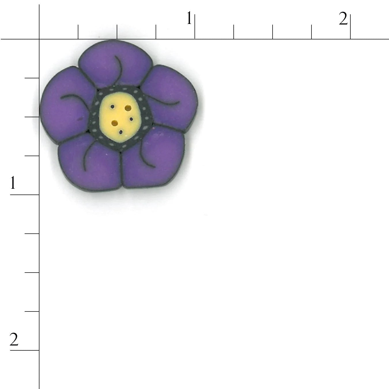 Violet Wildflower CB1005 Buttons