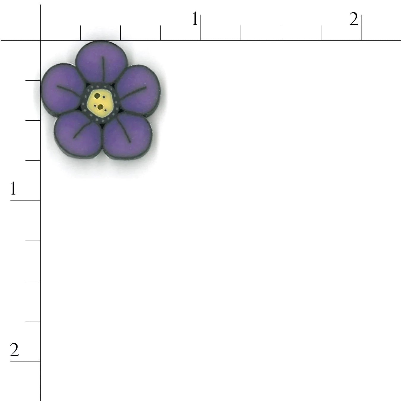 Violet Wildflower CB1005 Buttons