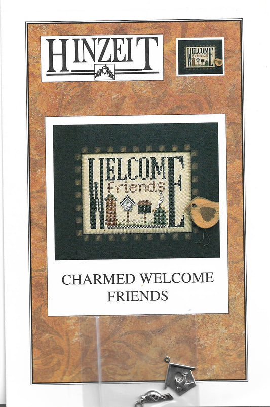 Hinzeit Charmed Welcome Friends cross stitch pattern