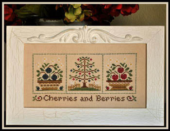 Country Cottage Needleworks Cherries and Berries cross stitch pattern