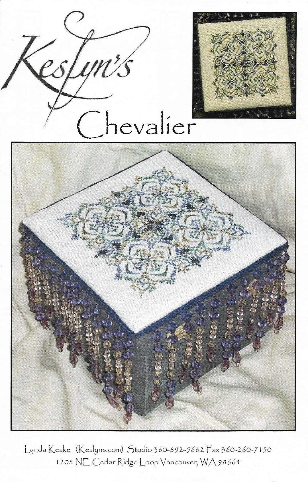 Keslyn's Chevalier cross stitch pattern