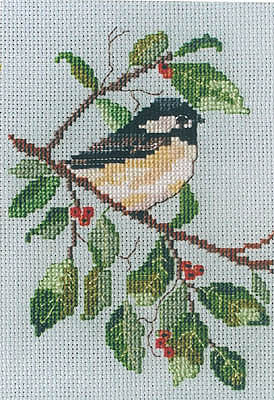 Diane Graeber Chickadee MRX-001 bird cross stitch pattern