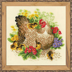 Riolis Chicken 1480 cross stitch kit