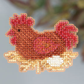 Mill Hill Chicken or the egg beaded cross stitch kit MH18-3206