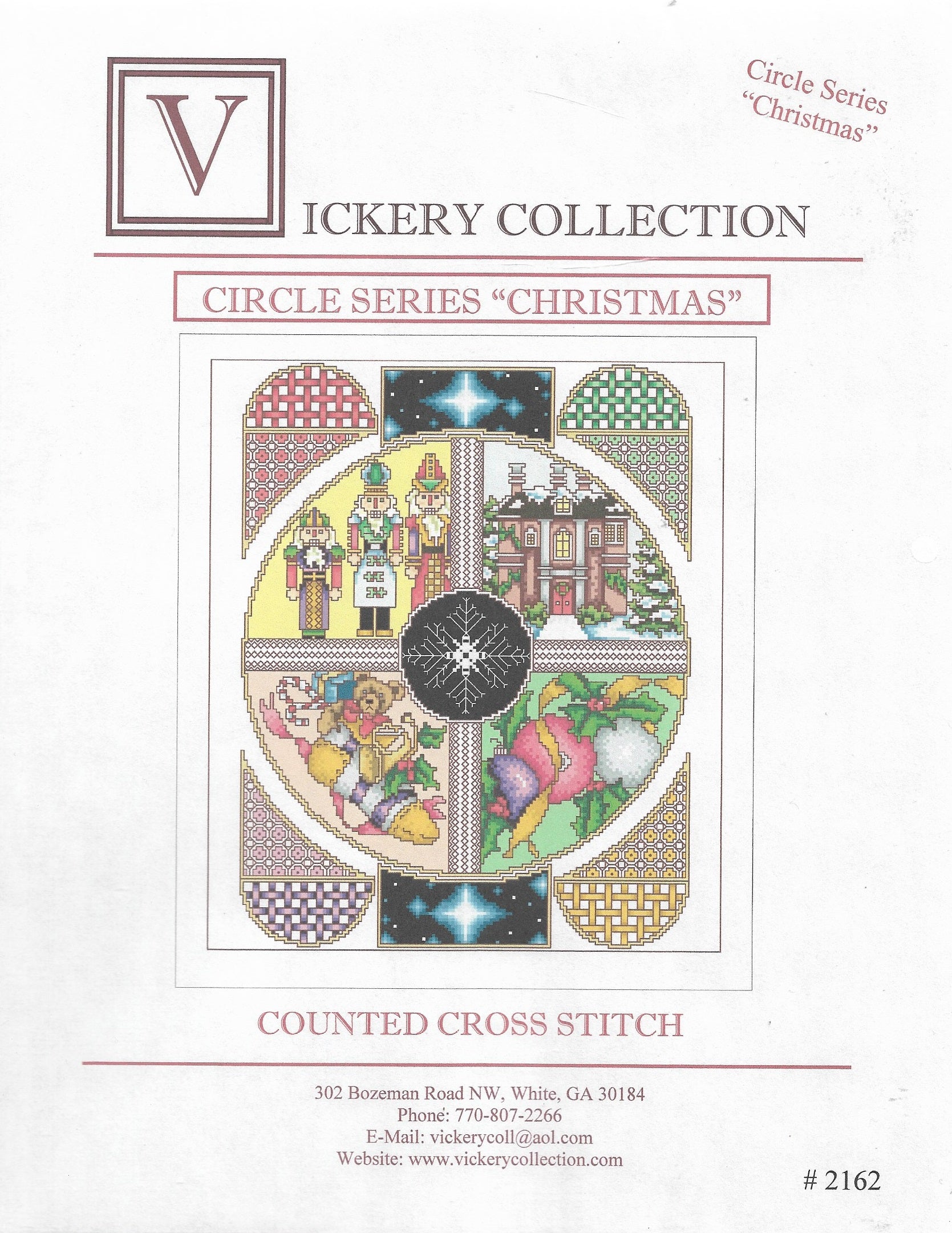 Vickery Circle Series Christmas 2162 cross stitch pattern