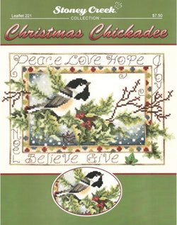 Stoney Creek Christmas Chickadee LFT221 cross stitch pattern