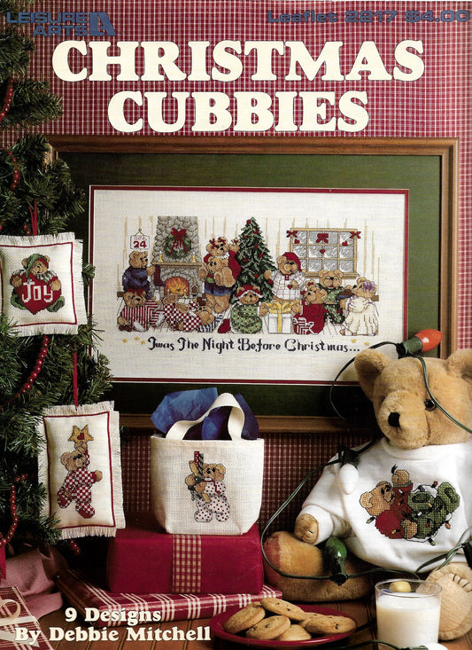Leisure Arts Christmas Cubbies 2217 cross stitch pattern