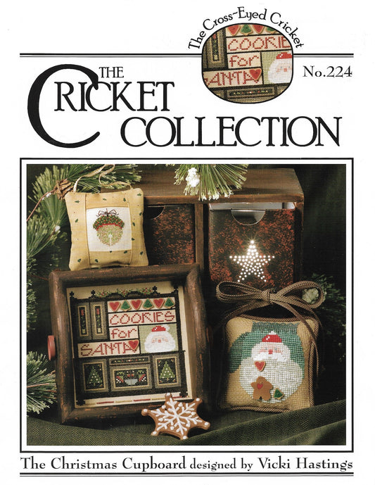 Cricket Collection The Christmas Cupboard CC224 cross stitch pattern