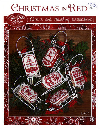 Sue Hillis Christmas in Red L485 cross stitch pattern