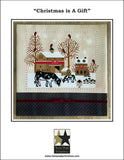 Twin Peak Primitives Christmas is a Gift cross stitch pattern