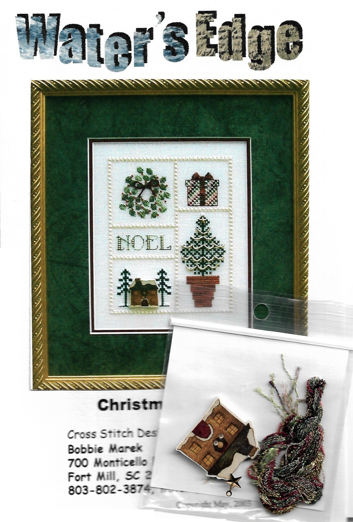 Water's Edge christmas Joy cross stitch pattern