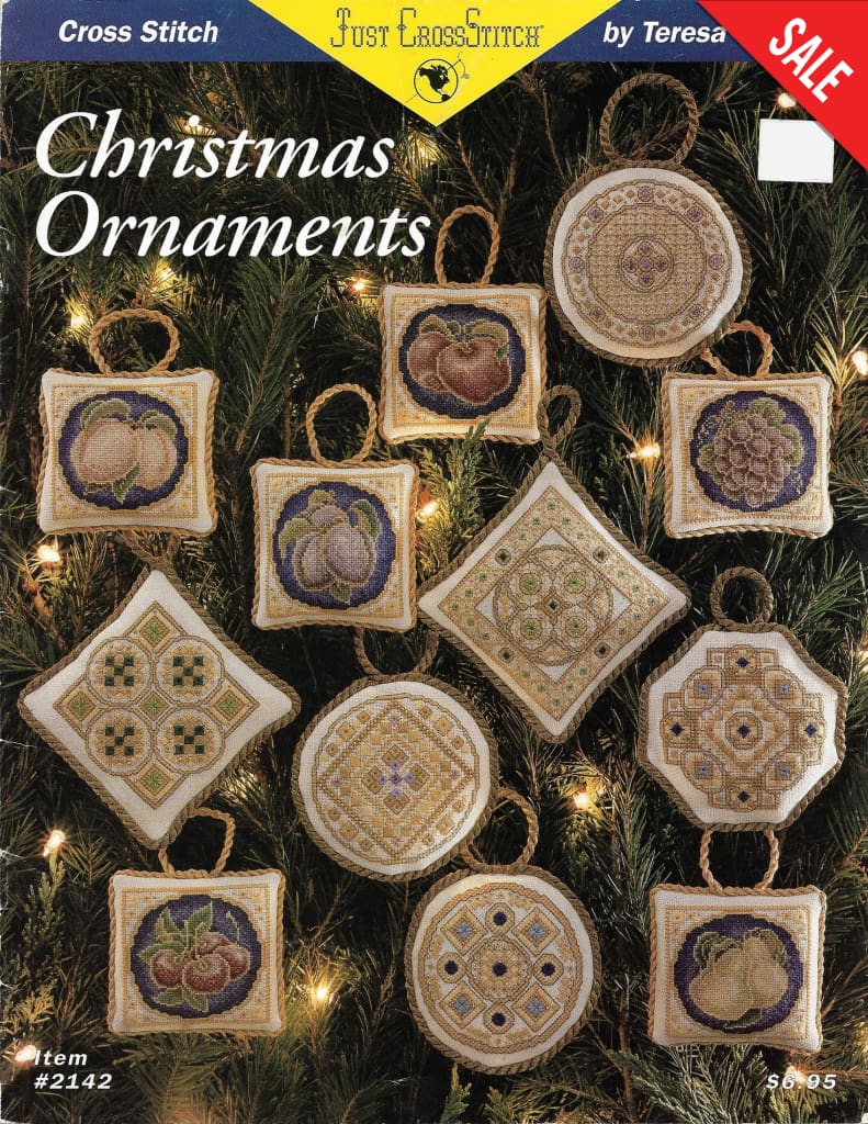 Just CrossStitch Christmas Ornaments Teresa Wentzler 2142 cross stitch pattern