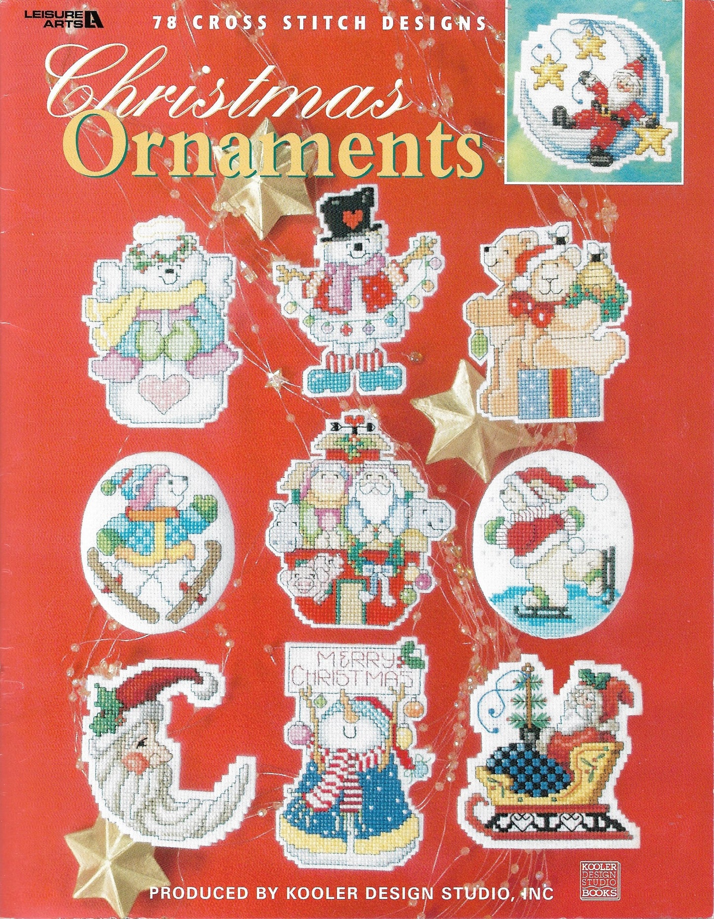 Leisure Arts Christmas Ornaments 3428 cross stitch pattern