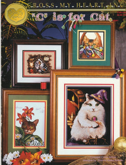 Cross My Heart C is for cats CSB-239 cross stitch pattern