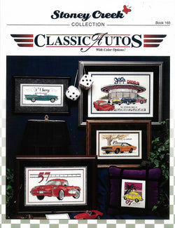 Stoney Creek Classic Autos BK165 cross stitch pattern