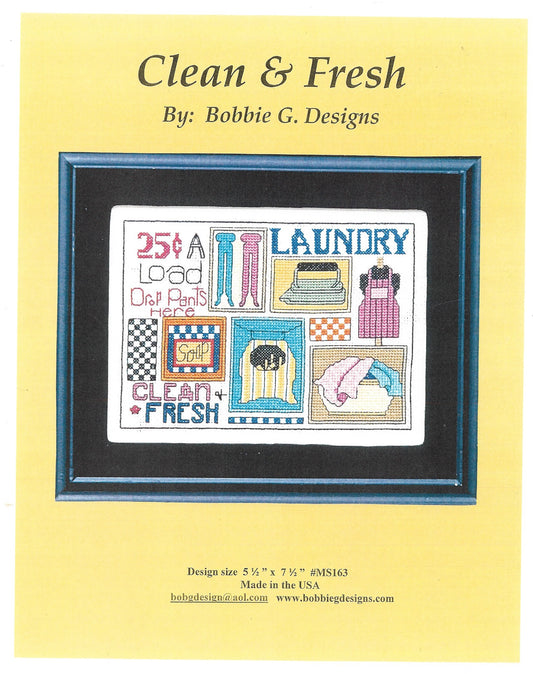 Bobbie G. Clean & Fresh cross stitch pattern