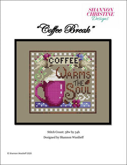 Shannon Christine Coffee Break cross stitch pattern