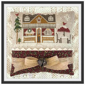 Little House Needleworks Coffee Shop Hometown Holiday cross stitch pattern