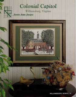 Ronnie Rowe Designs Colonial Capitol cross stitch pattern