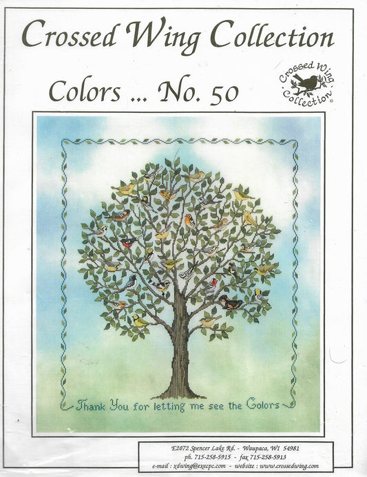 Crossed Wing Collection  No. 50 bird cross stitch pattern