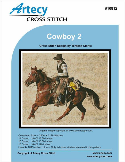 Artecy Cowboy 2 cross stitch pattern