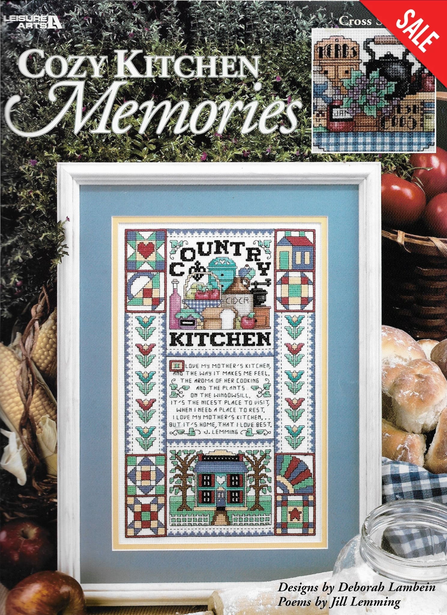 Leisure Arts Cozy Kitchen Memories 3312 cross stitch pattern