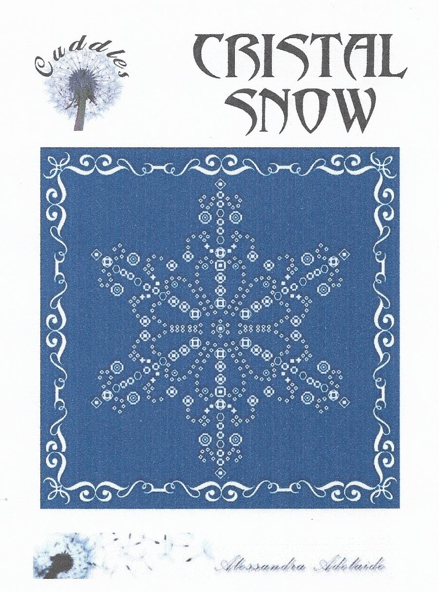 Alessandra Adelaide Cristal Snow snowflake cross stitch pattern