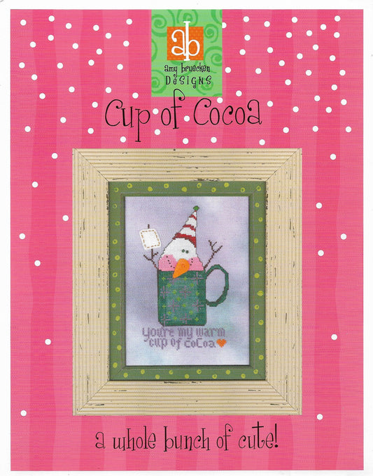 Amy Bruecken Cup of Cocoa Christmas cross stitch pattern