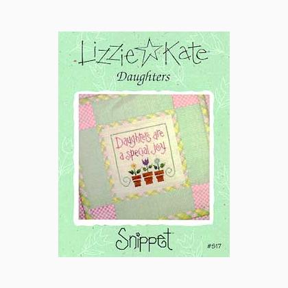 Lizzie Kate Daughters Snippet S17 cross stitch pattern