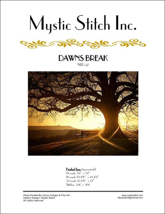 Mystic Stitch Dawn's Break NFP-57 cross stitch pattern