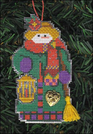 Yarn Tree Delight Snow cross stitch ornament kit