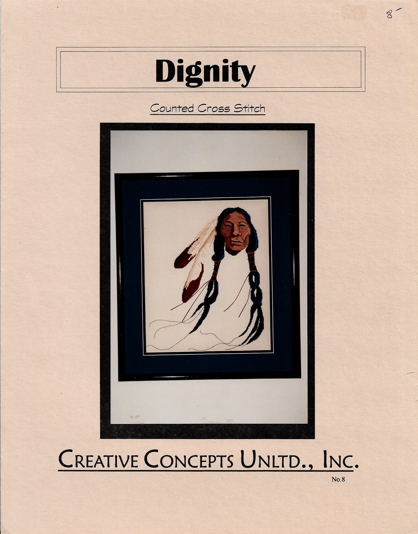 Creative Concepts Dignity native american cross stitch pattern