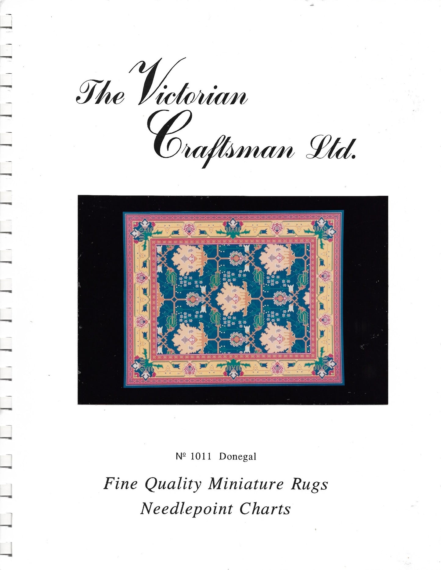 The Victorian Craftsman Ltd. Donegal miniature rug cross stitch pattern