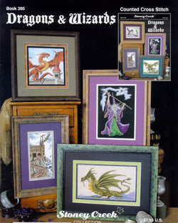 Stoney Creek Dragons and Wizards BK395 cross stitch pattern