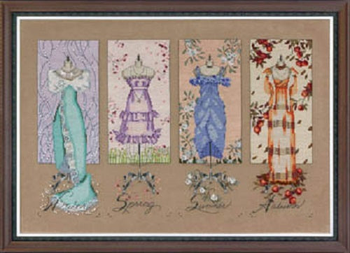 Mirabilia Dressmaker's Daughter MD-121 victorian cross stitch