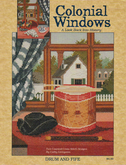 Just CrossStitch Drum and Fife - Colonial Windows cross stitch pattern