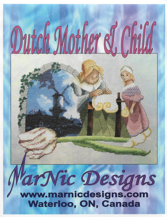 MarNic Dutch Mother & Child cross stitch pattern