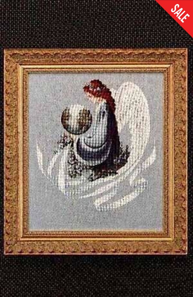 lavender & Lace earth Angel L&L16 cross stitch pattern