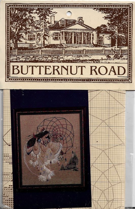 Butternut Road Earthdancer Native American cross stitch pattern