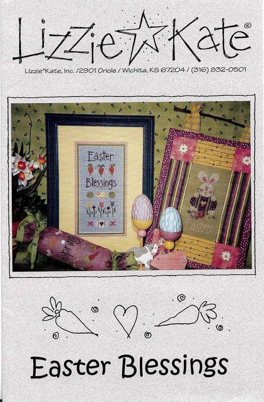 Lizzie Kate Easter Blessings LK080 christmas cross stitch pattern