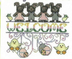 MarNic Easter Welcome 2012#3 cross stitch pattern