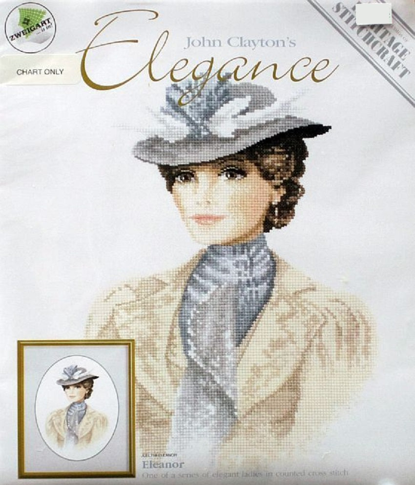Heritage Stitchcraft Eleanor - John Clayton's Elegance Series cross stitch pattern
