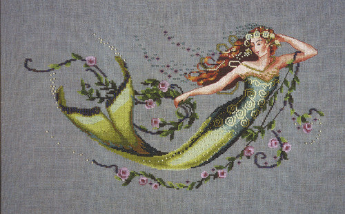 Mirabilia Emerald Mermaid Nora Corbett MD-77 cross stitch pattern