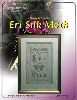 Something in Common Eri Silk Moth cross stitch pattern