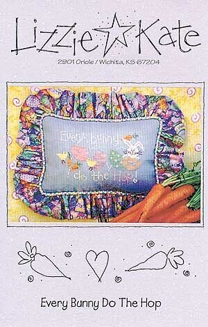 Lizzie Kate Every Bunny do the hop LK049 Easter cross stitch pattern