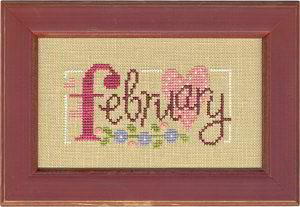 Lizzie Kate A Bit Of February F59 cross stitch pattern