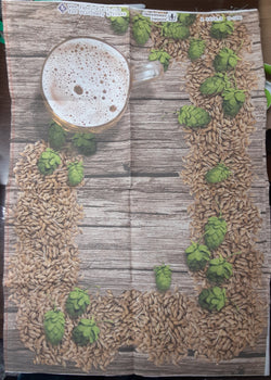 Wichelt Aida Wichelt Aida 16ct Beer & Hops Fabric cross stitch